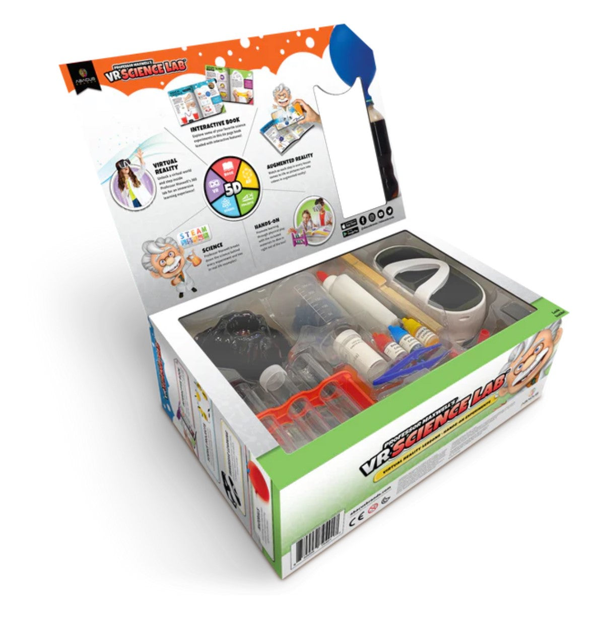 Abacus Brands VR Science Lab Professor Maxwell's Science Virtual Reality Kit – Full Version