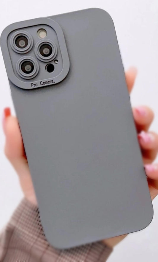 Soft PTU iPhone 15 Pro Max Case - Grey