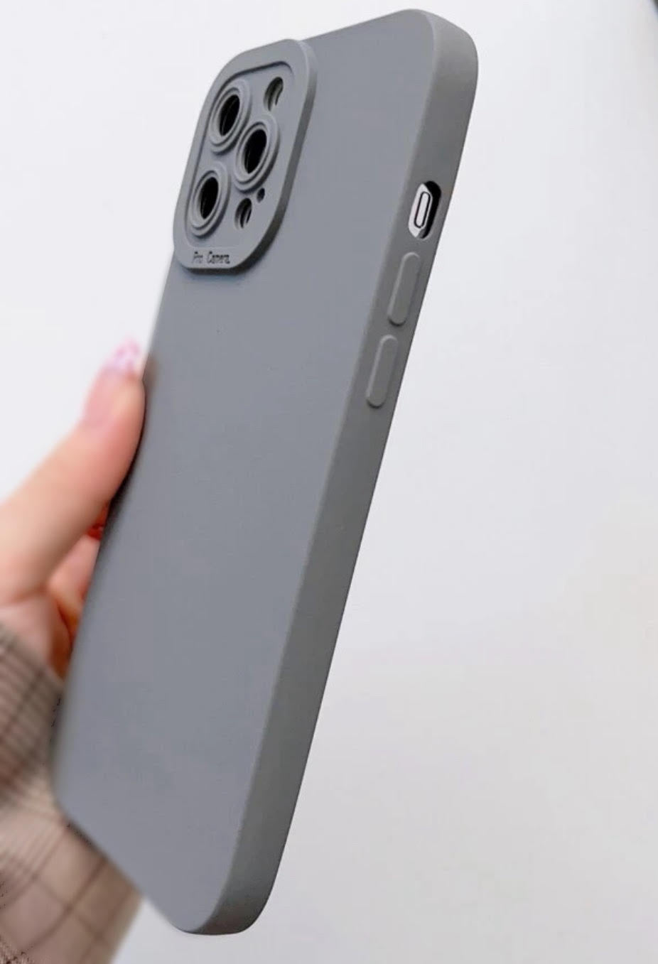 Soft PTU iPhone 14 Pro Max Case - Grey