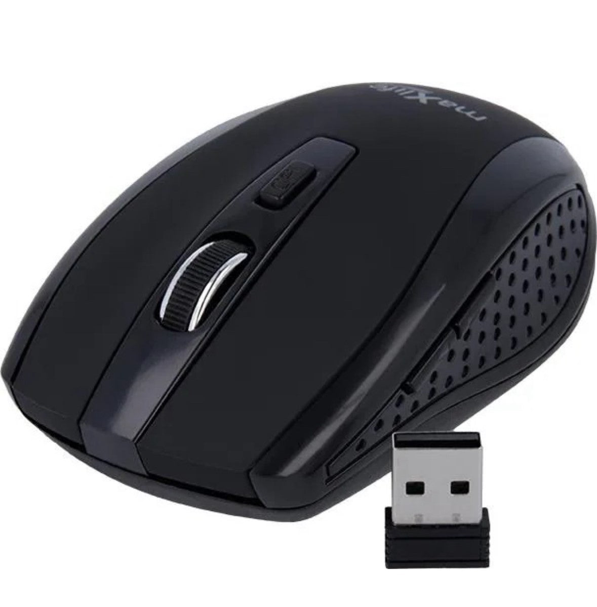 maXlife Optical Wireless Mouse - Black