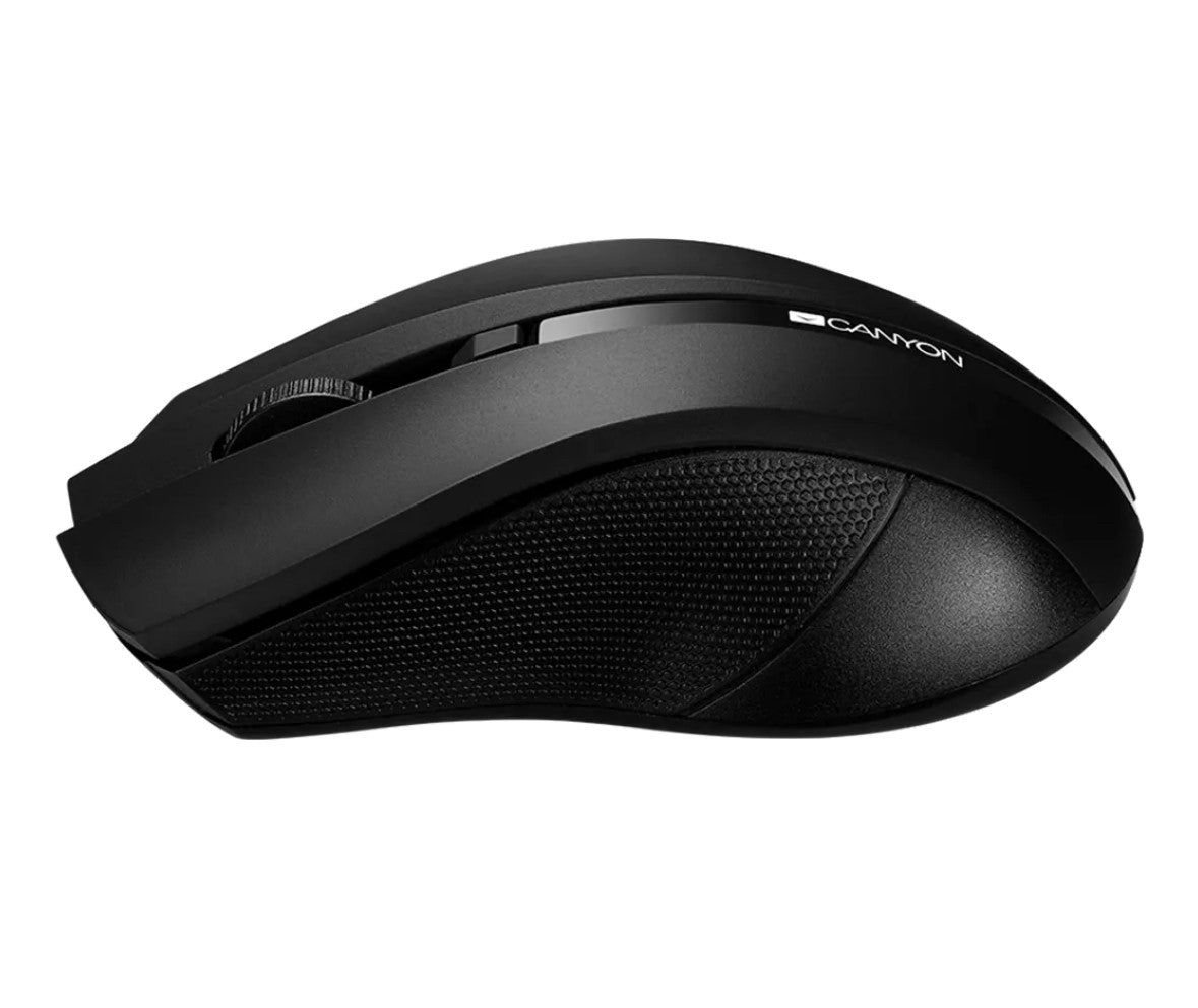 CANYON MW-5, 2.4GHz wireless Optical Mouse with 4 buttons - Black