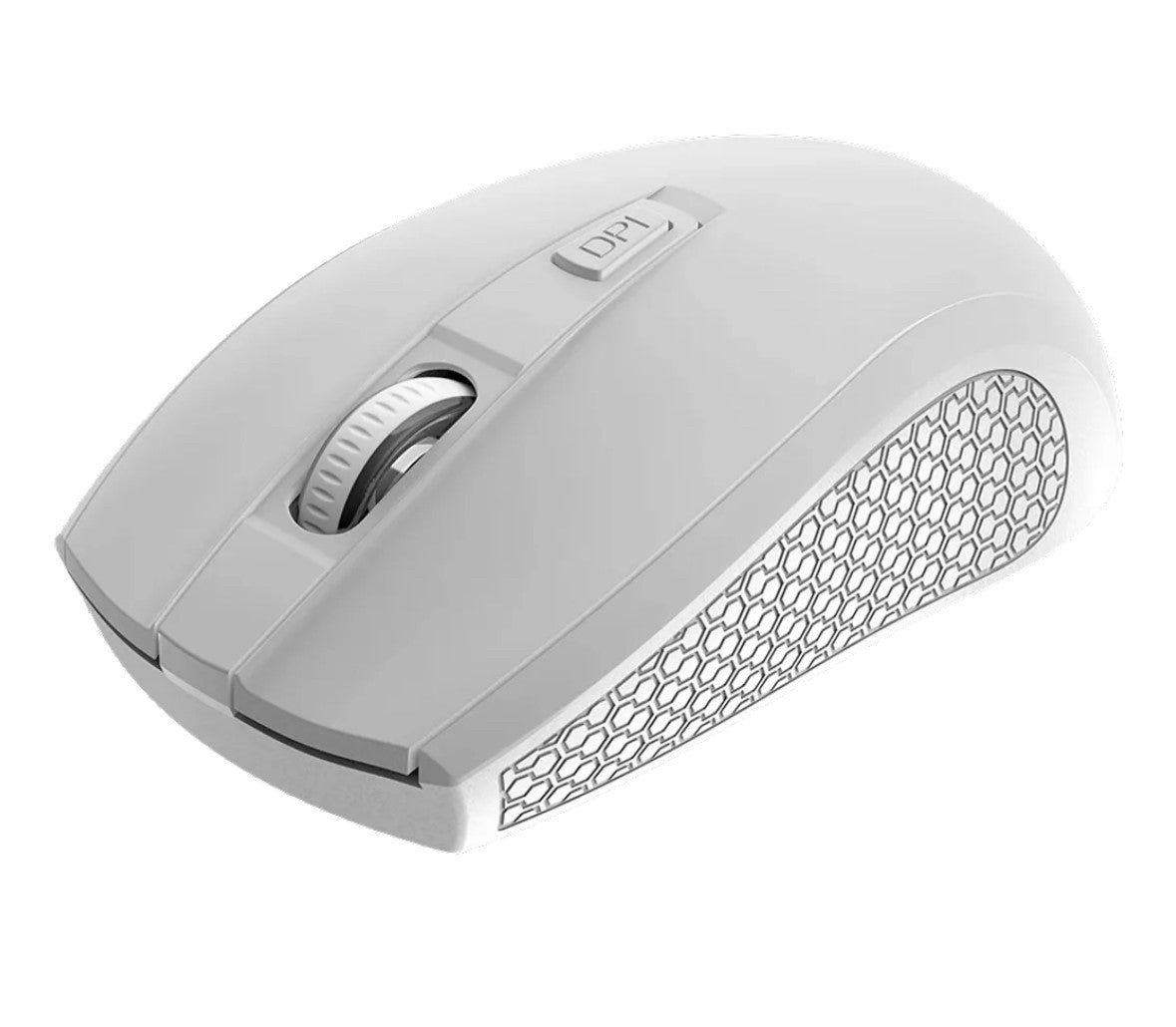 CANYON MW-7, 2.4Ghz wireless mouse, 4 buttons, with 1 AA battery - white