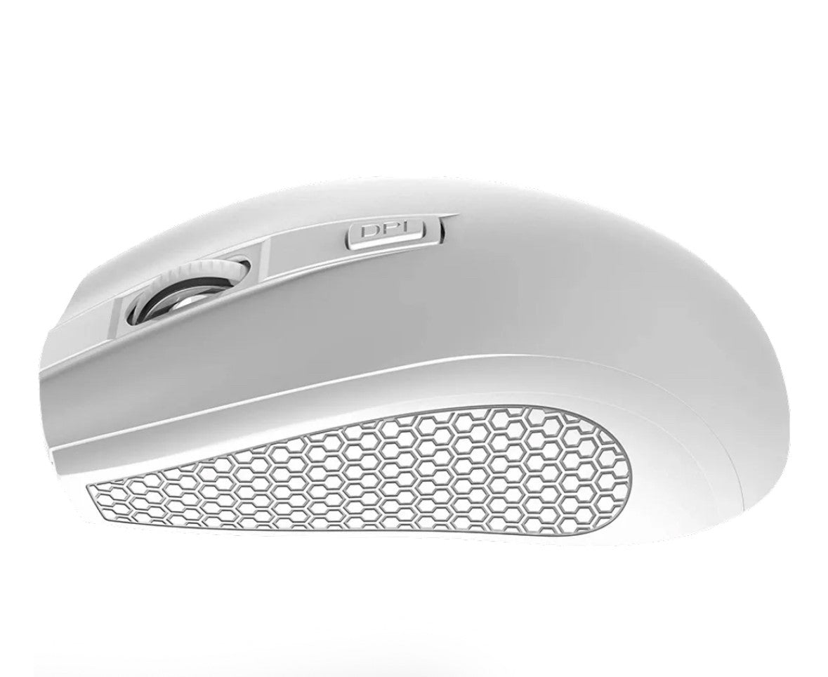 CANYON MW-7, 2.4Ghz wireless mouse, 4 buttons, with 1 AA battery - white