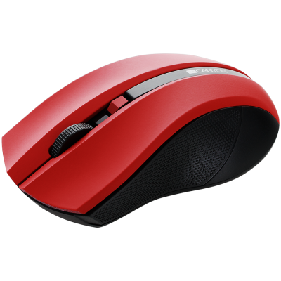 CANYON MW-5, 2.4GHz wireless Optical Mouse with 4 buttons - red