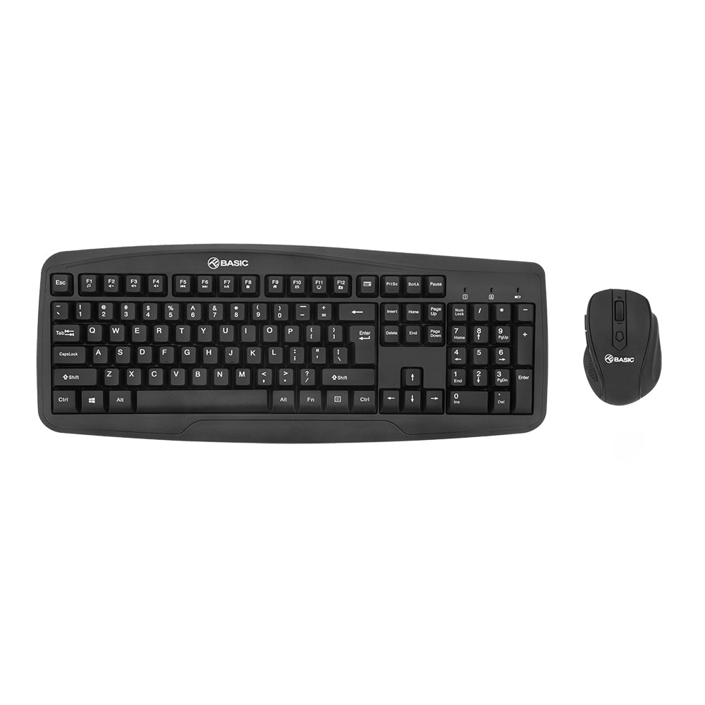 Tellur Wireless Keyboard And Mouse Kit, US, USB, Black