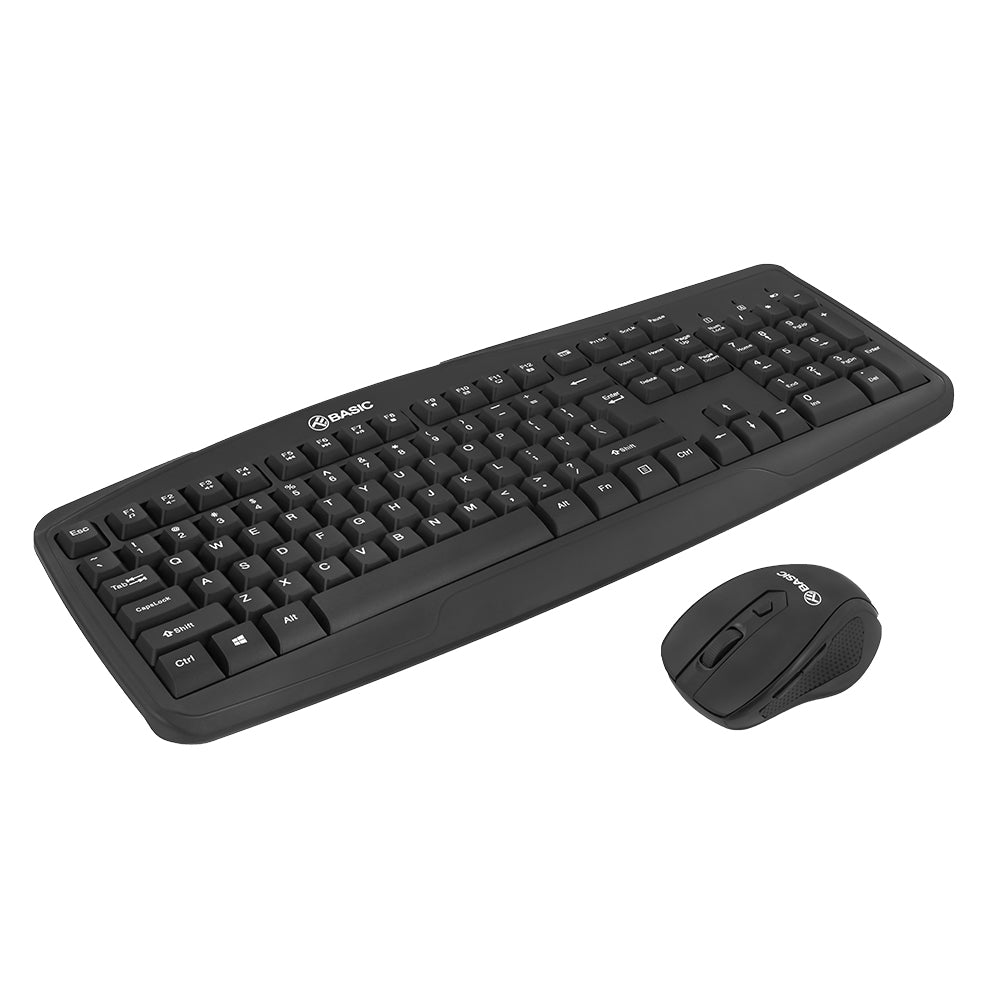 Tellur Wireless Keyboard And Mouse Kit, US, USB, Black