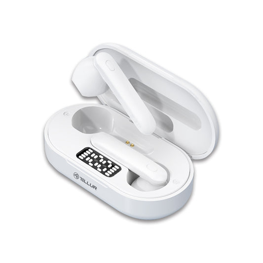 Tellur Flip Bluetooth True Wireless Earphones - white