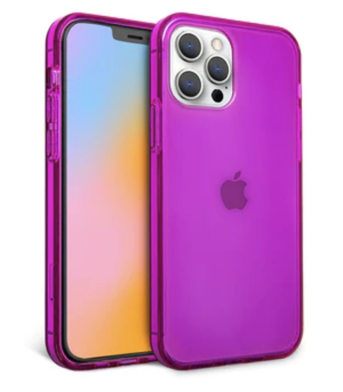 Soft iPhone 13 Pro case in bright colours