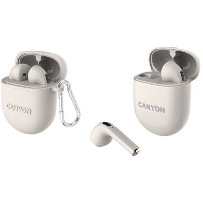 Canyon Bluetooth headset, with microphone - Beige